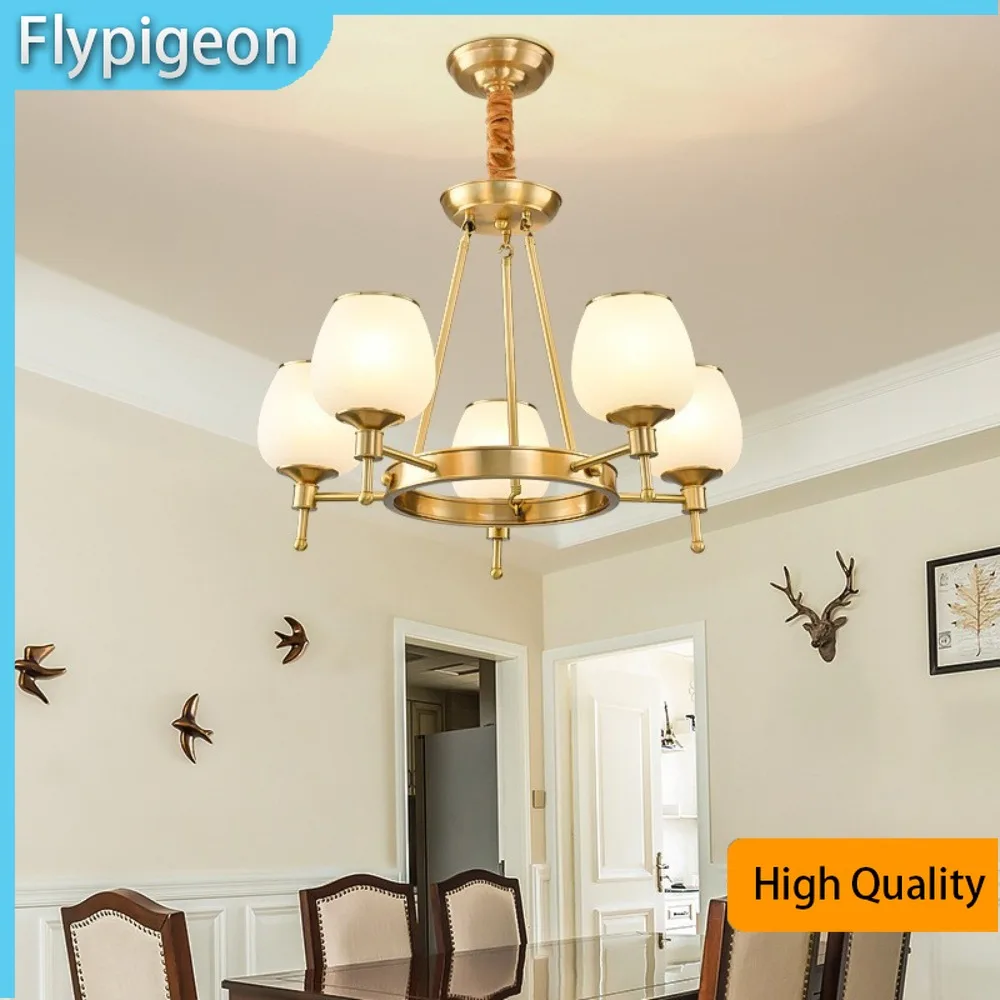 Modern Brass Boat Rudder Pendant Light Nautical Creative Ceiling Lamp for Living Room Bedroom Master Luxury Home Decor Lighting