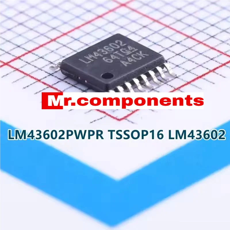 5PCS LM43602PWPR LM43603PWPR TSSOP16 LM43602 LM43603 SIMPLE SWITCHER짰 3.5 V to 36 V 3 A Synchronous Step-Down Voltage Converter