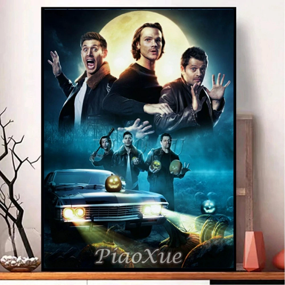 Supernatural Diamond Painting 5D DIY American TV Show Diamond Embroidery Cross Stitch Kits  Mosaic Picture Craft Art Home Decor