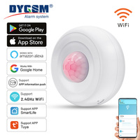 Tuya WiFi Smart PIR Motion Detection Sensor Security Burglar Alarm Sensor Smart Life App Control Support Alexa Google Home