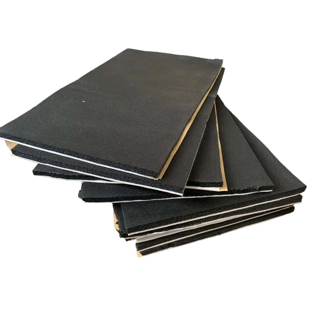 46x80cm Butyl Rubber Car Sound Deadener Mat Noise Heat Deadening Soundproof Dampening Shock Absorber Mat For Car Hood Door Trunk