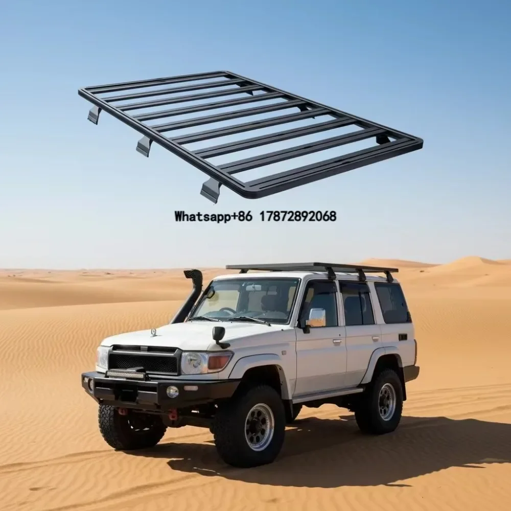 

Factory Direct Universal Aluminum Roof Rack Cross Bars Lockable No Drilling Car Luggage Rack for SUV