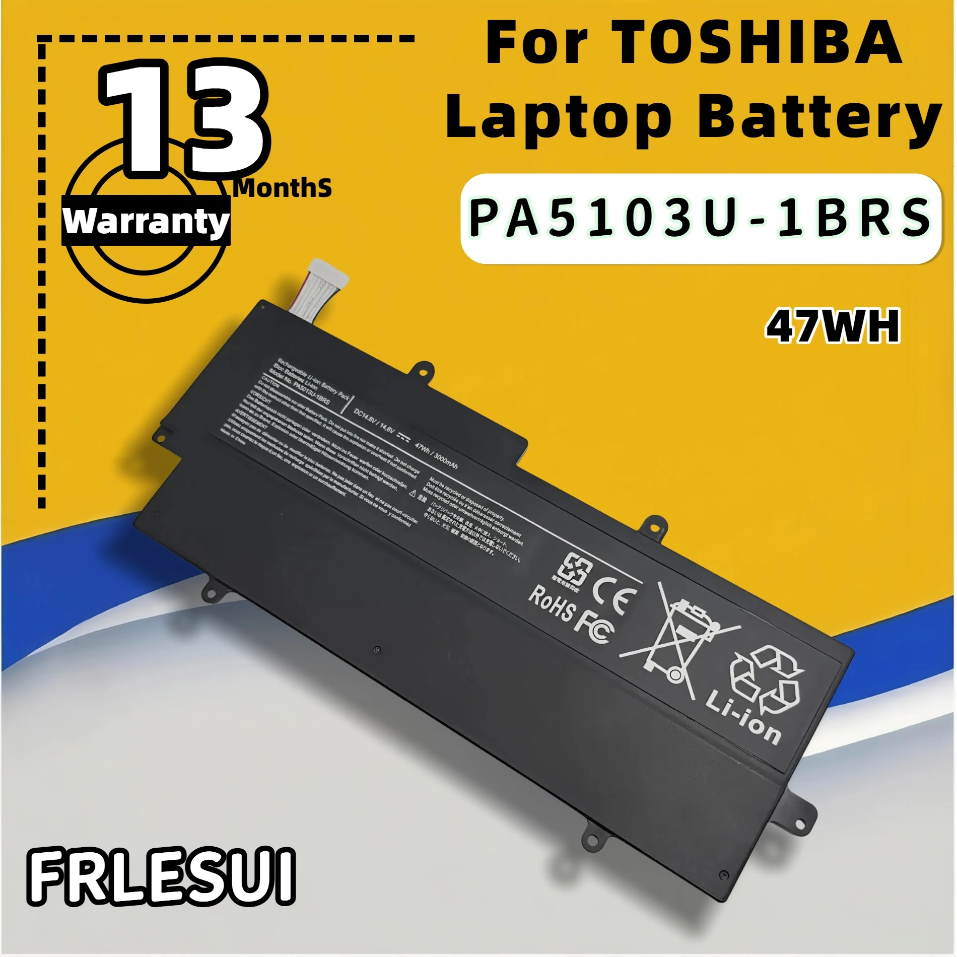 FRLESUI Battery PA5013U Laptop BATTERY For Toshiba Portege Z830 Z835 Z930 Z935 Ultrabook PA5013U-1BRS PA5013 Replace BATTERY