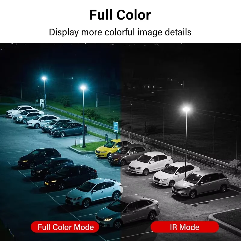 كاميرا Hikvision DS-2CD2383G2-LI2U 8MP 4K Acusense الذكية الهجينة الخفيفة الثابتة برج POE شبكة IP كاميرا مراقبة مزدوجة الميكروفون #3