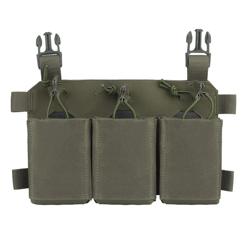 

Multipurpose Triple Rifle Mag Pouch 5.56 7.62 Function Box Loading Package Comes With Inner Lining Clip Suitable Various Vests