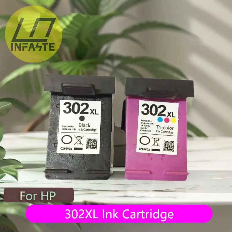 

Infaste High Yield 302XL Ink Cartridge For HP Deskjet 1110 2130 1112 3630 3632 3830 4650 4652 4528 4527 4523 Printer