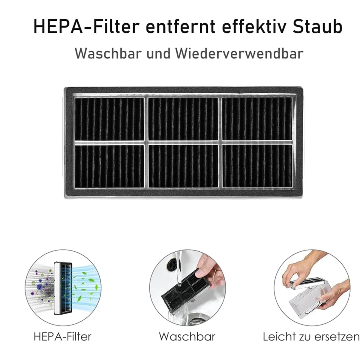 Für Dreame X40 Ultra Complete / L40 Ultra Roboter-Staubsauger Ersatzteile Hauptseitenbürste Hepa-Filter Staubbeutel