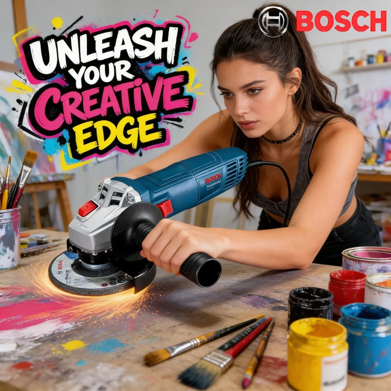 

Угловая шлифовальная машина Bosch GWS 700, проводная, 110/220В, для полировки и резки, 12000 об/мин, диски 100 мм, электрическая шлифмашина, электроинструмент
