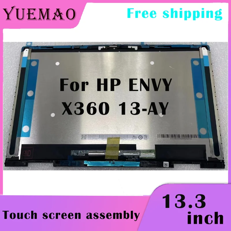 

For HP ENVY X360 13-AY 13Z-AY000 13-AY0006CA 13-AY0008CA 13-AY0010CA 13-AY0021NR 13-AY0055CL 13.3 Inch LCD Touch Screen Assembly