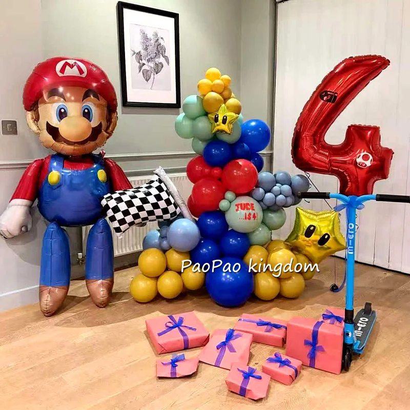 

Super Mario Anime Theme Garland Arch Balloon Happy Birthday Party Decoration Kids Baby Shower Gifts Supplies