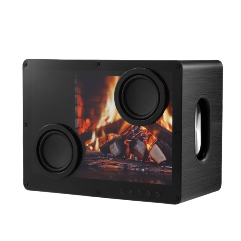 Lyrics Audio Bluetooth Display Speaker Sound of Berlin Hovering Transparent Lyrics Subtitle Audio Mural