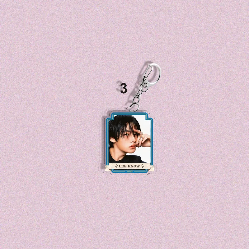Симпатичный акриловый брелок Stray Kids SKZOO Surrounding Huang Xuanchen, Li Longfu, KARMA, Han Zhicheng Four Series Keychain