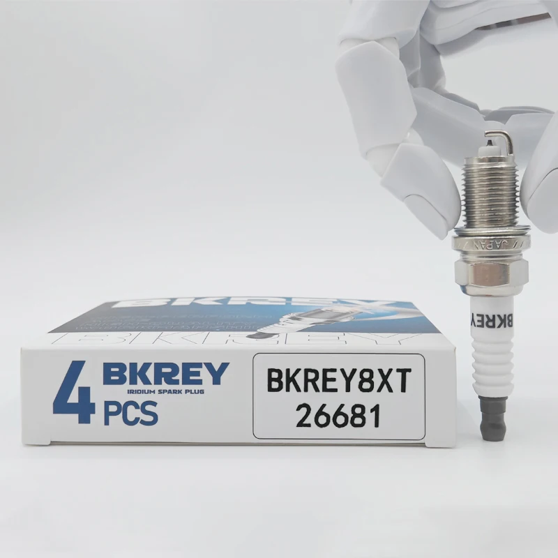 4/20pcs BKR8EIX 2668 Iridium Spark Plug Candles For Audi Volkswagen A3 A4 A5 TT TTS CC Tiguan Jetta Passat For BKREY8XT 26681