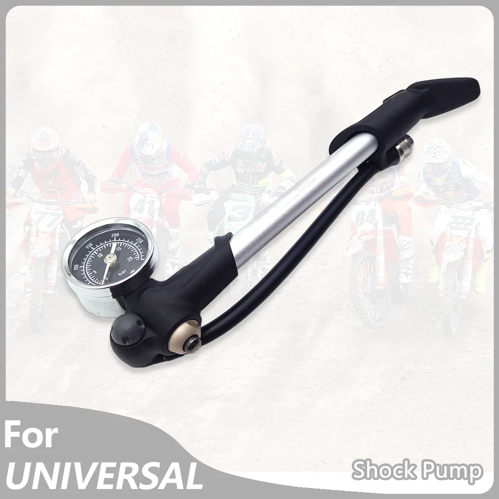 OTOM Motorcycle Universal High-Pressure Rear Shock with Gauge Pump 300 PSI Damping Tool for KTM Husqvarna Honda Yamaha KAWASAKI