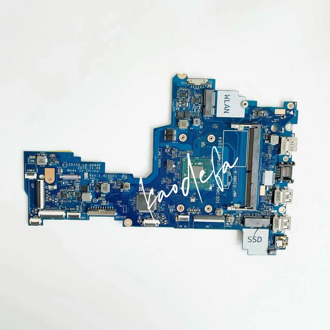 Imagem -03 - Mainboard para Dell Inspiron 3482 3852 Computador Portátil Placa-mãe Cpu: N5030 Srfdc Cn0pnjpx 0pnjpx Pnjpx 100 Teste ok Edi55 La-g094p