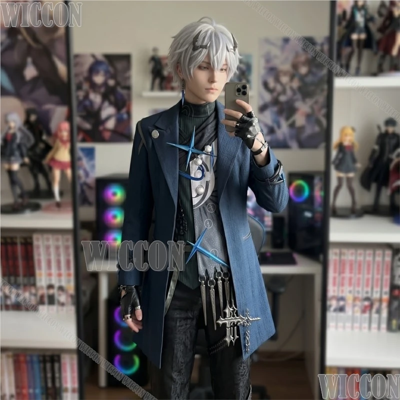 

Handsome Uniform For Halloween Carnival Christmas Game Arknights Endfield Ardashir Cosplay Costume Role Play Clothes Party Suit