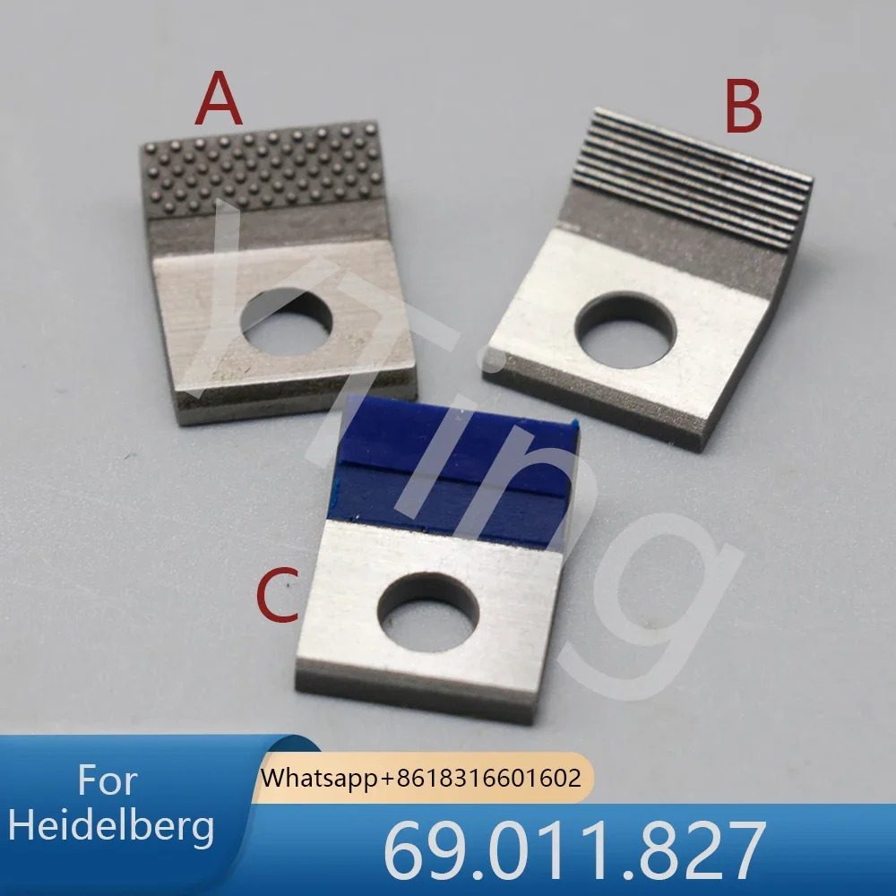 

5 PCS 69.011.727 69.011.827 Gripper Tip MO Offset Printing Machine Spare Parts For Heidelberg Straight Grain Gripper