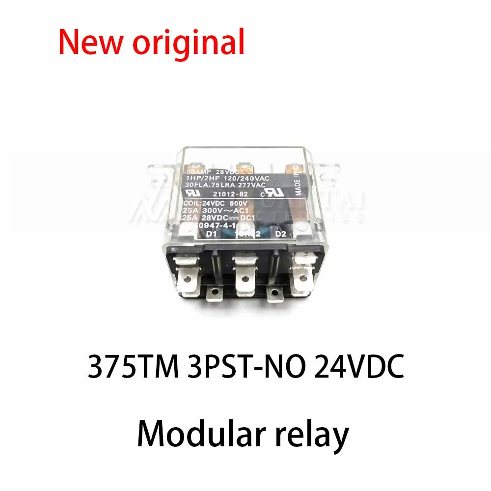1-unidad-rele-modular-100-nuevo-375tm-3pst-no-24vdc