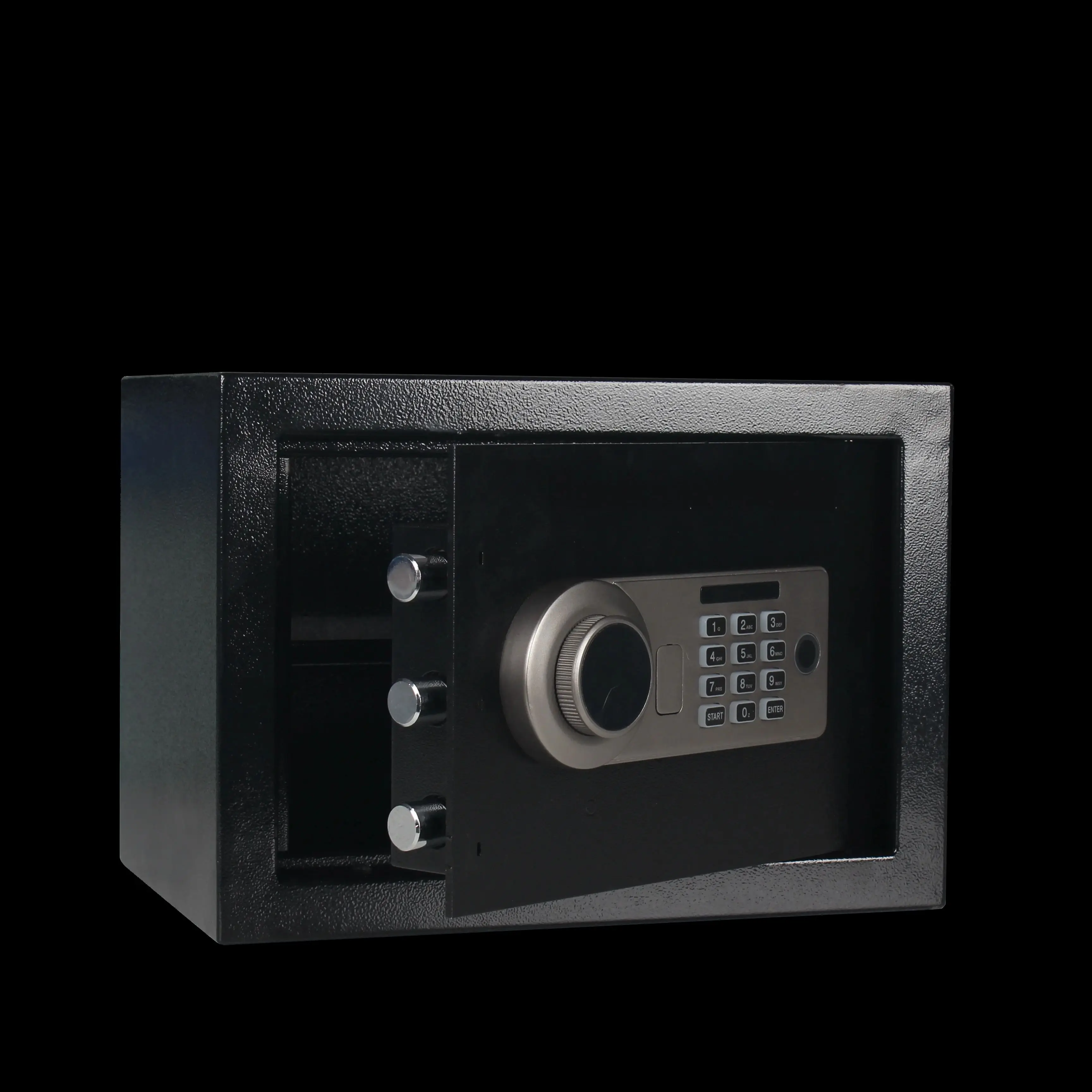 AL002-25Metal Storage Box with Lock for Hotel Room Electronic Deluxe Digital Security Safe Box Key Keypad Lock