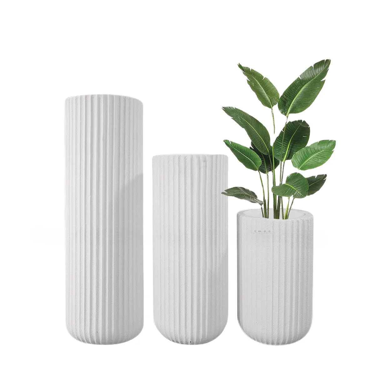 

# Напольное кашпо, садовый декор, ваза, ведро, волокнистые цветочные горшки, напольная ваза в скандинавском стиле для улицы и помещения