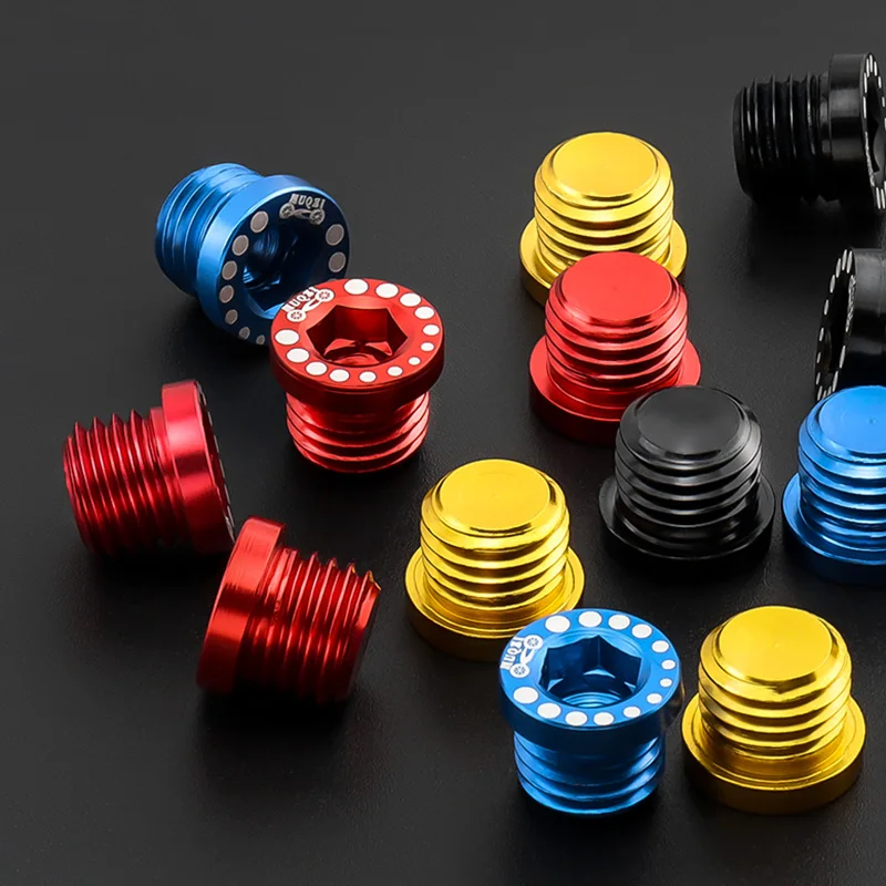 MUQZI 2/4pcs V Brake Ultralight Alloy Screw M10 Thread Distance 1.25 Bicycle Frame V Brake Hole Bolts