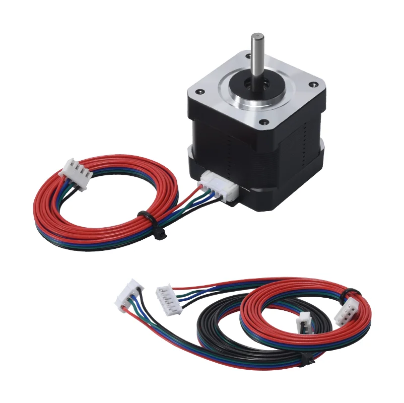 Nema17 17HS3401S 42 silnik krokowy 1.8 °   1A 34MM dla CNC maszyna do grawerowania laserowego ramię robota automatyka drukarka 3D wytłaczarka Ender3