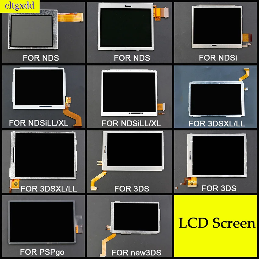 

cltgxdd 1 piece suitable FOR NDS/NDSi/LL/XL suitable FOR NEW 3DS XL LL game console LCD screen top bottom upper lower display