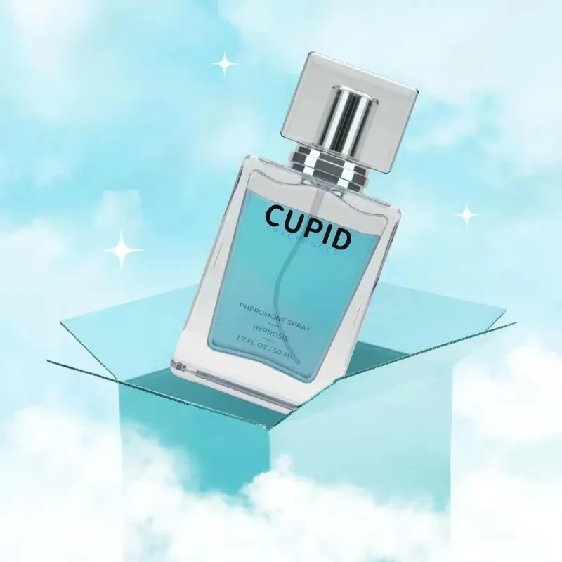 50ml Cupid Charm Toilette Original EDP Pheromone Parfum Homme Infused Cologne for Men Lasting Fragrance Real Pheromone Perfume