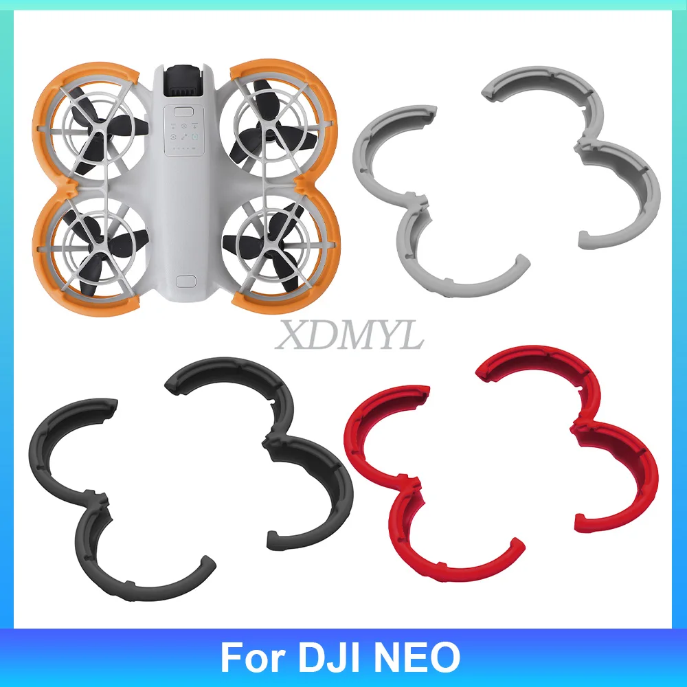 Sunnylife Propeller Guard Cage For DJI NEO Arms Anti-collision Strip Safety Ring Props Case Protector Cover Drone Accessories