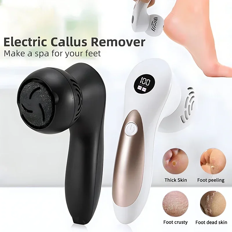 

Electric Foot Grinder Vacuuming Cleaner Pedicure Calluses Remover Painless LED Display Feet Exfoliating Dead Skin Care Tools