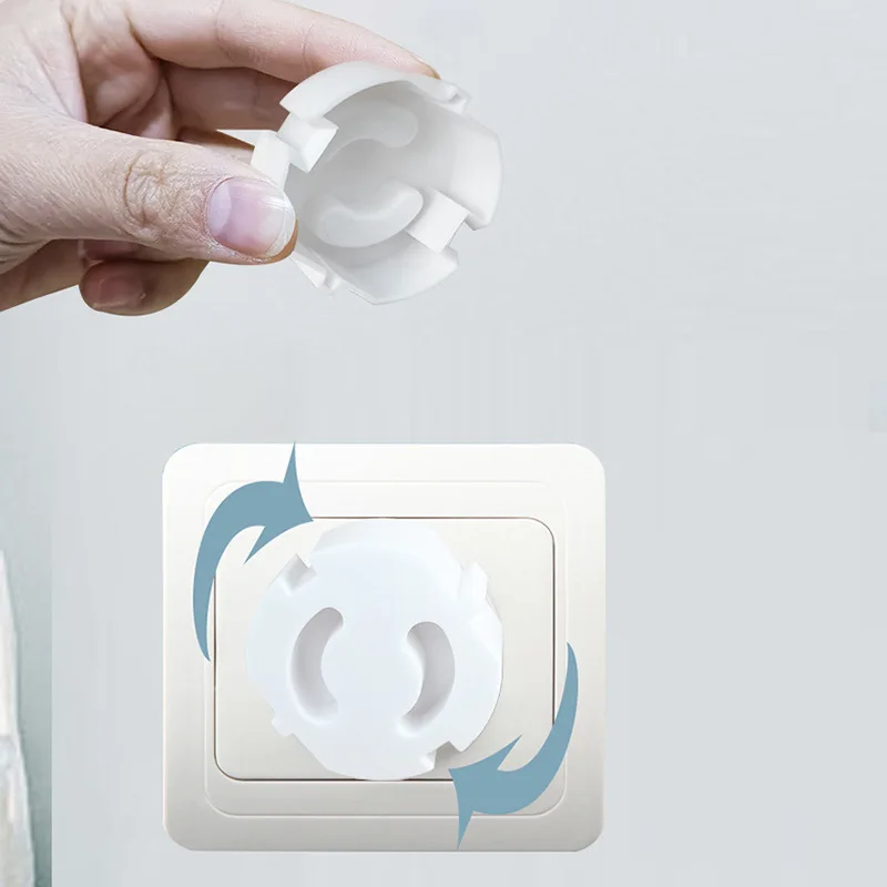 10 قطع من أغطية مقبس الأمان القياسية الأوروبية، واقي المخرج المقاوم للأطفال، غطاء قابس كهربائي مقاوم للأطفال لسلامة المنزل #2