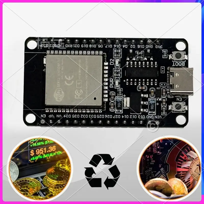 

AP-Home Office BTC Miner Pro+ Solo 850KH/S, Efficient Bitcoin BTC Mining With ESP32 Wifi ASIC Chip