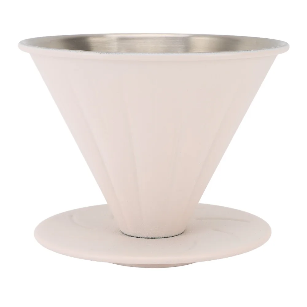

304 Stainless Steel Pour Over Coffee Dripper Reusable Paperless Filter Stainless Steel Coffee Filter Cup