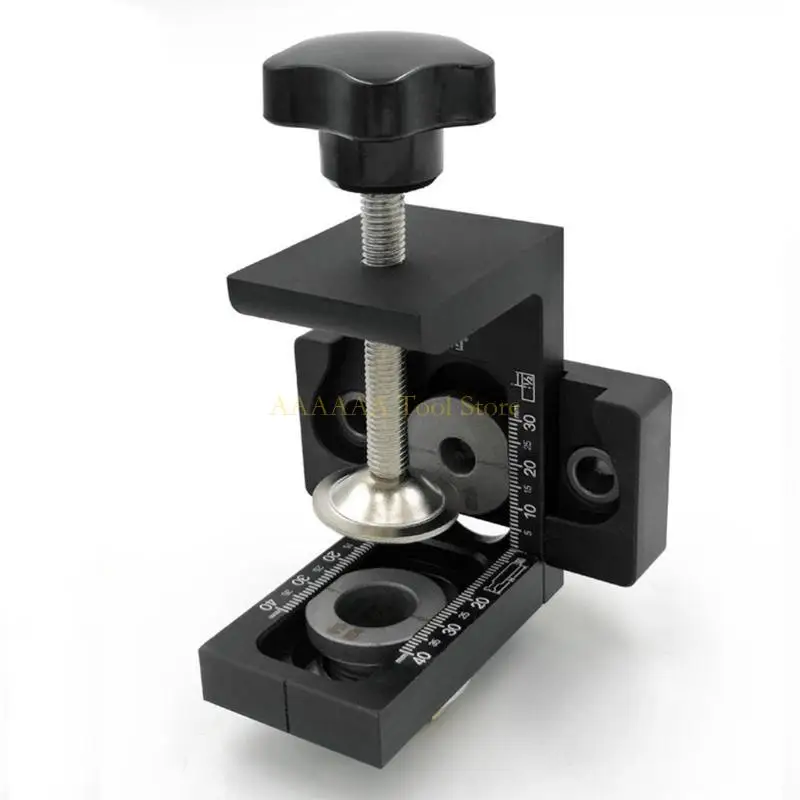 A2BE محدد موقع الثقب القابل للتعديل 3 في 1 مقبض تثبيت حفر النجارة 8/15 مم مثقاب