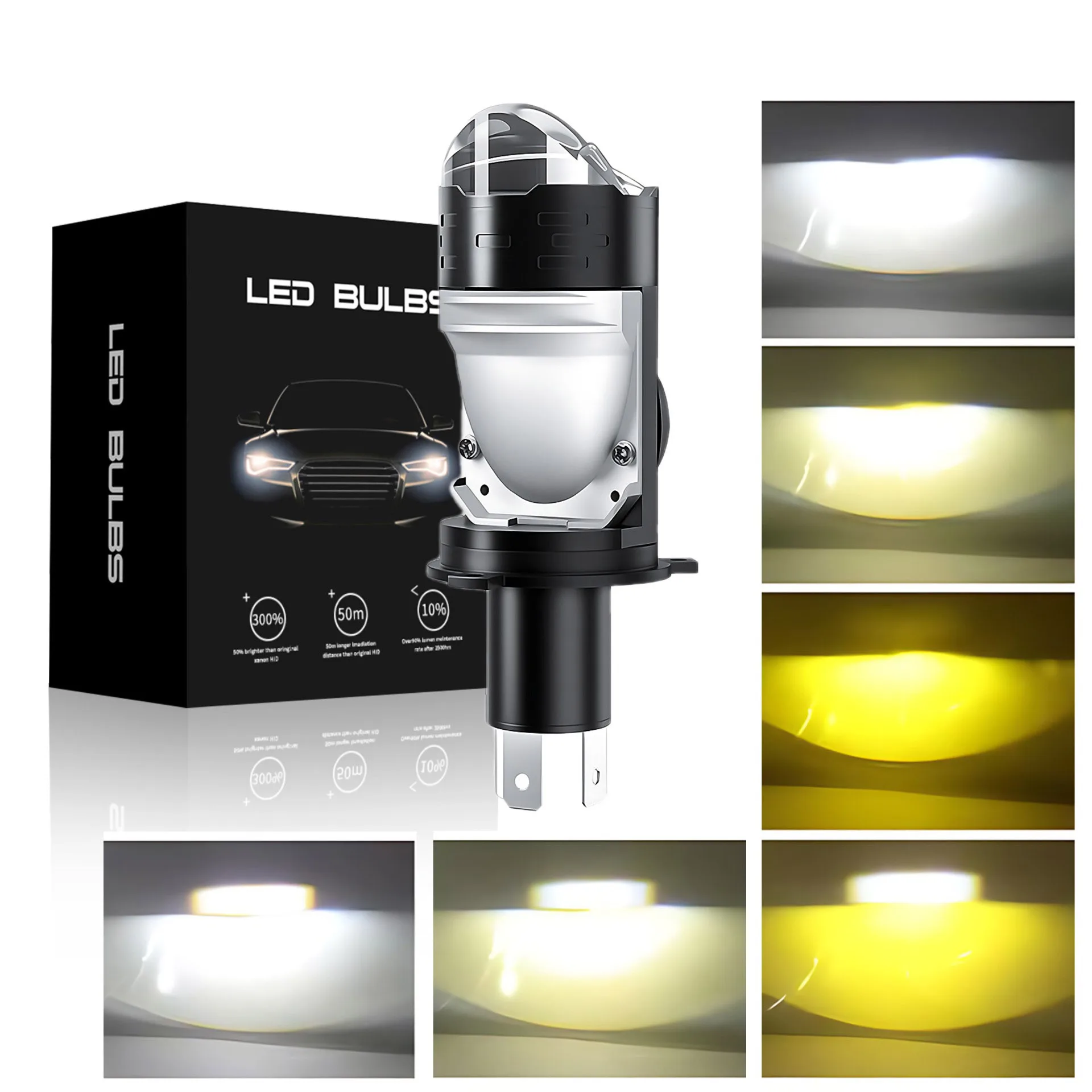 H4 Bi Led Projector… - image