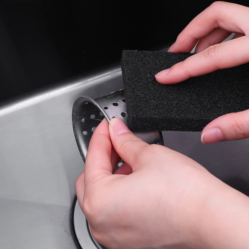 1/3/5pcs Black Magic Sponge Nano Emery Rust Remover Dish Brush Pot Cleaning Brush Washing Wipe Scrub Kitchen Clean Gadgets