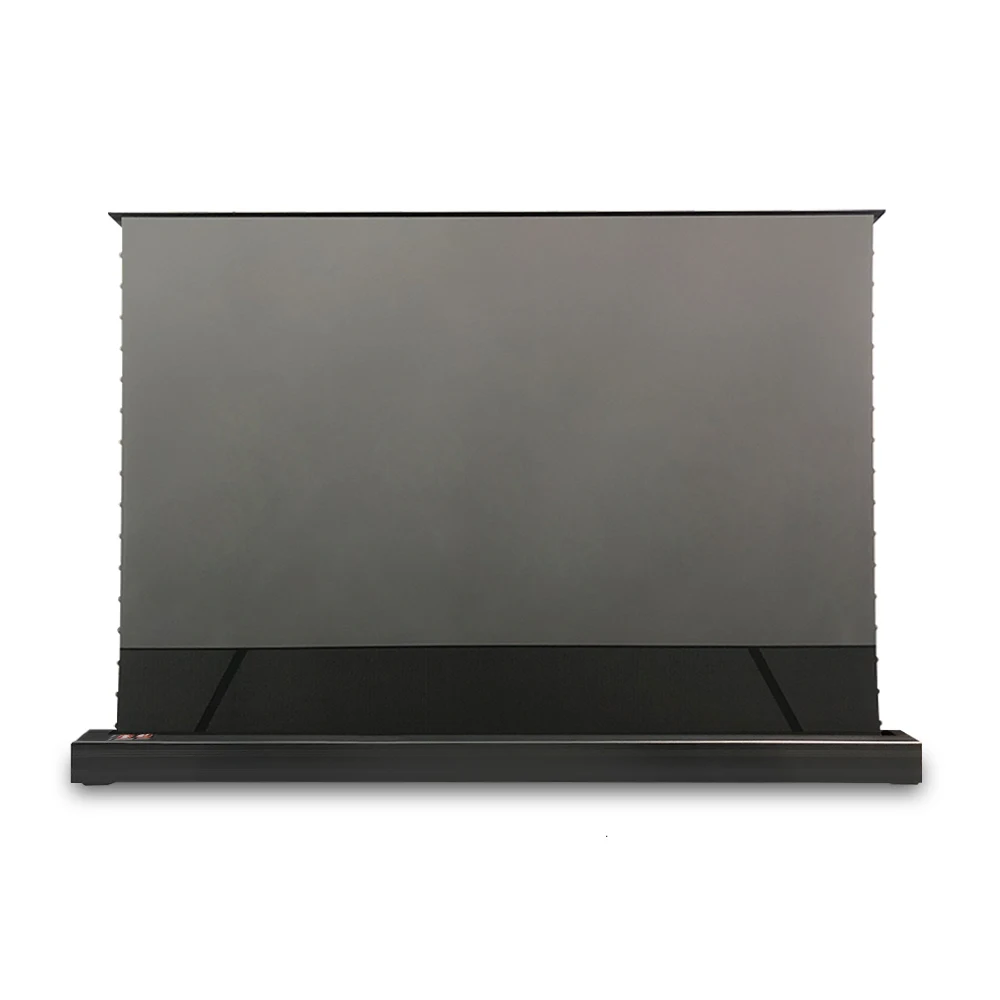 

UHD High Quality 4K CBSP UST ALR Electric Floor Rising Projector Screen 16:9 120inch Home Motorized Projection Screen