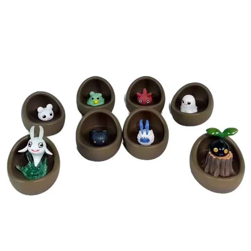 귀여운 디지몬 1세대 어린 시절 8개 세트 장난감 모델 애니메이션 피규어 장식품 컬렉션 어린이 생일 선물 3cm