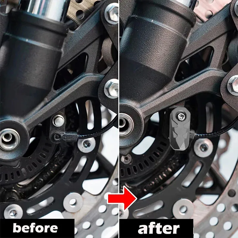 ملحقات الدراجة النارية غطاء حماية مستشعر ABS للعجلة الأمامية لـ FORZA750 FORZA NSS 750 NSS750 X-ADV 750 XADV 750 #2
