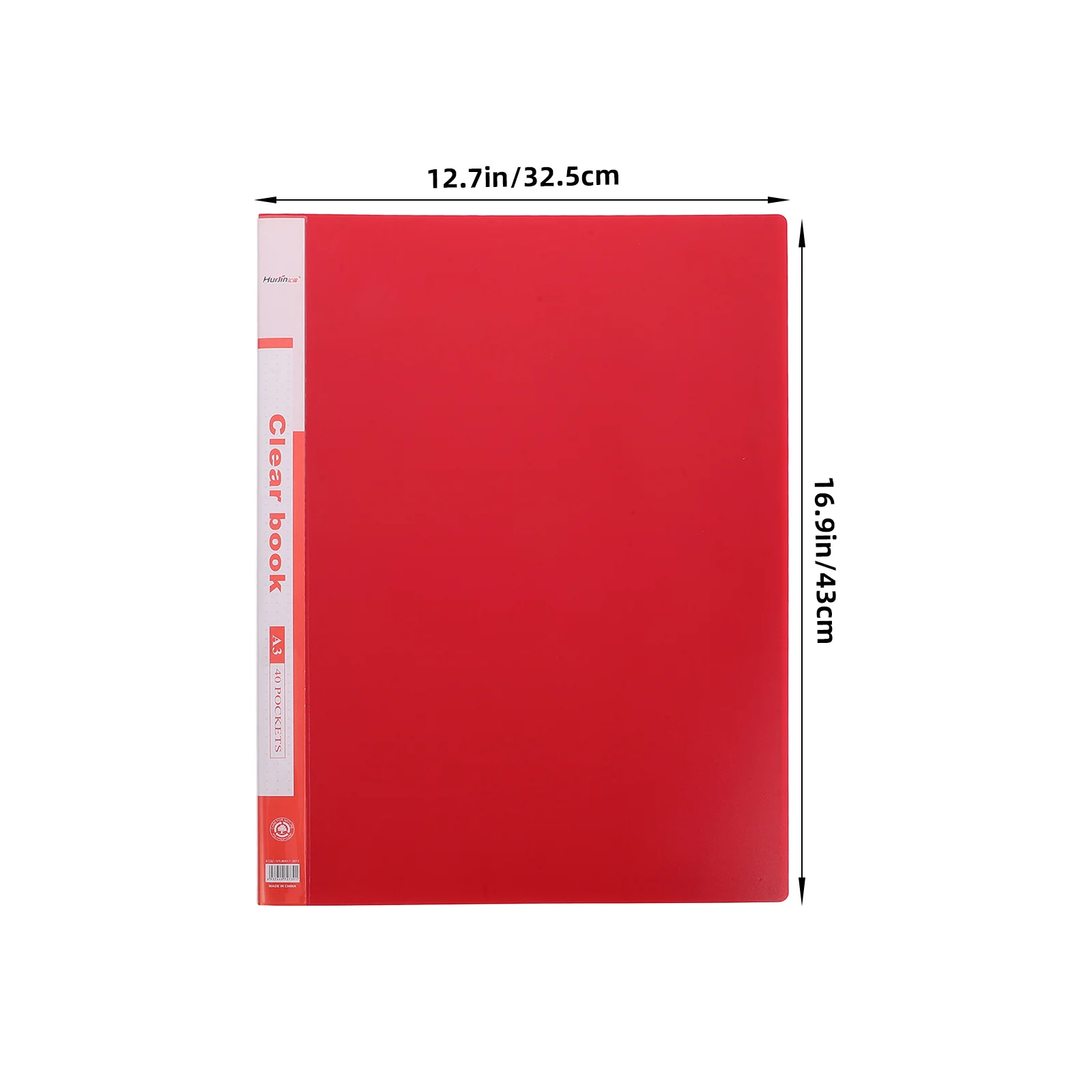 A3 Clear Plastic Portfolio Folder Document Organizer Large Capacity PP Material File Storage for Artwork Drawing Music