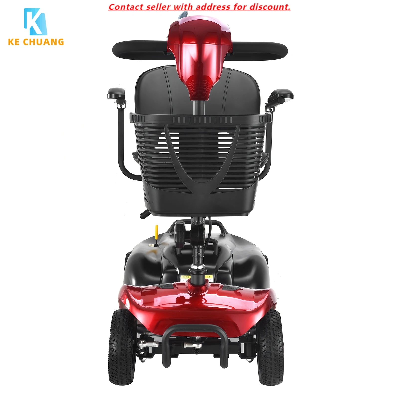 Wholesale Outdoor Foldable Handlebar 120kg Load Strong Power Electric Scooter 4 Wheel Elderly Mobility Scooter For The Elderly