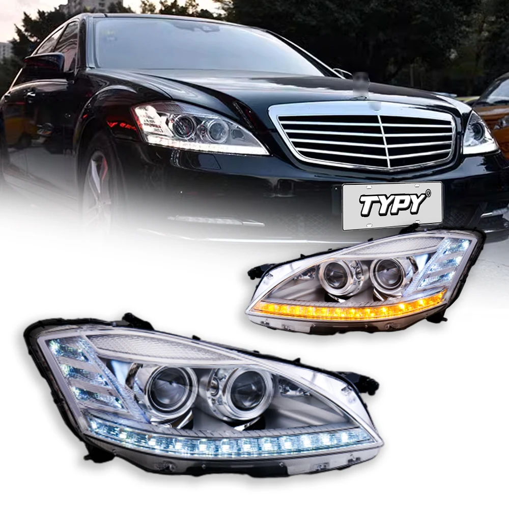 

TYPY Car Headlights For Benz S-Class W221 2006-2009 LED Car Lamps Daytime Running Lights Dynamic Turn Signals Car Accessories