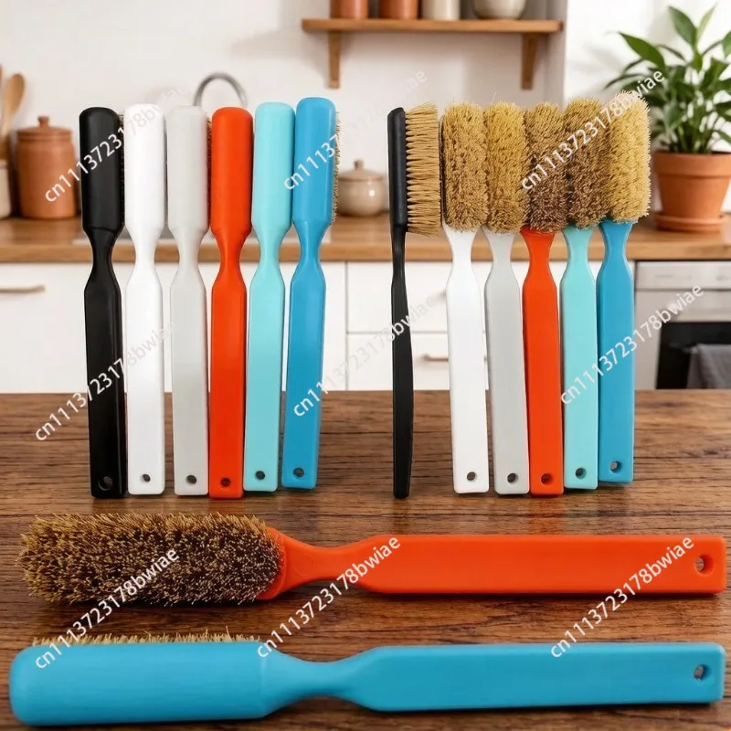 Eco-Friendly Six-Color Bouldering Brush Set Natural Boar Bristles Plastic Handle Gym Climbing Gear Essential for Removing Chalk