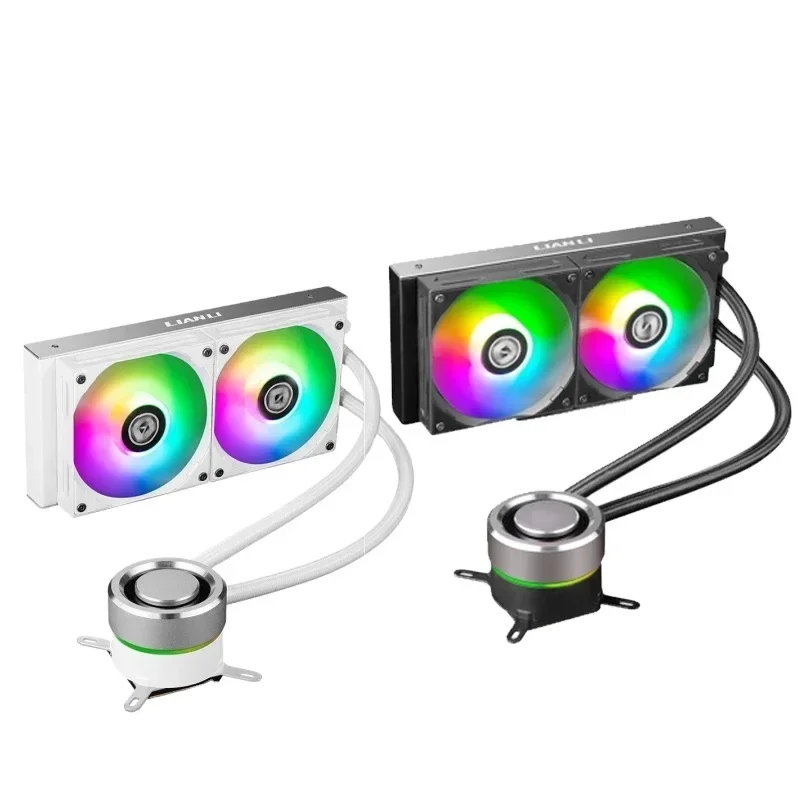 

In Stock LIAN LI CPU AIO Water Cooling Kit ARGB, 240 Heatsink For LGA 115X 1200 1366 20XX AM4 CPU Cooler System M/B 5V SYNC