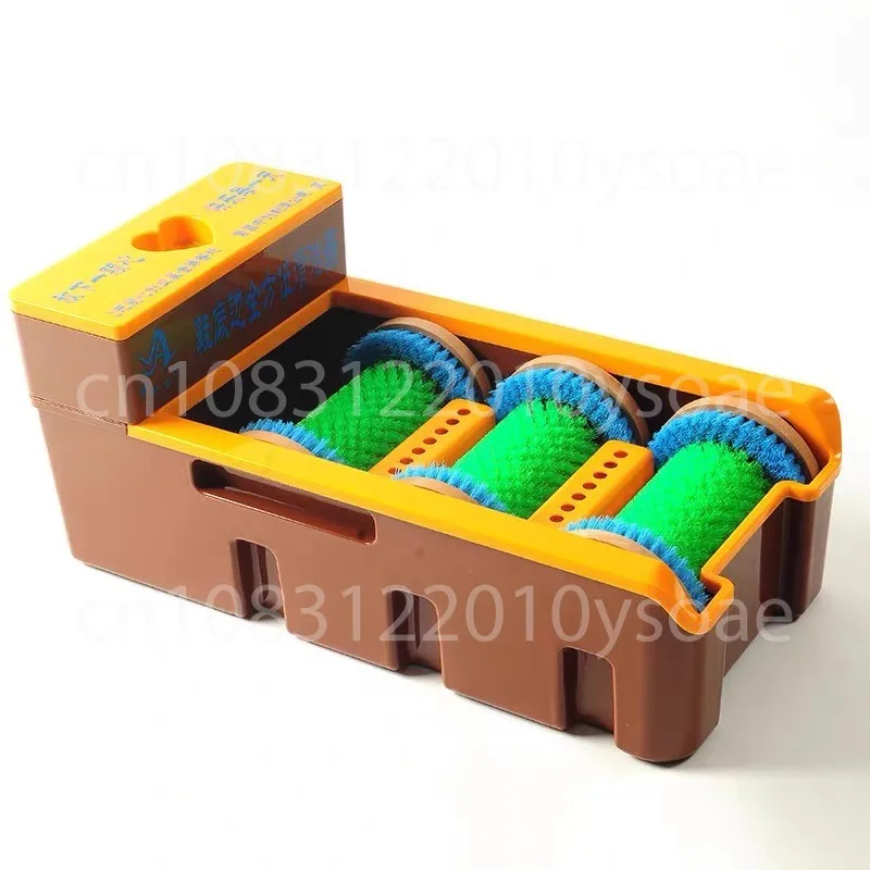 Sole Cleaning Machine Intelligent Scrubbing Shoe Edge Slippers Free Motor Shoe Shine Cover Dust Removal Door Mat Shoe Film