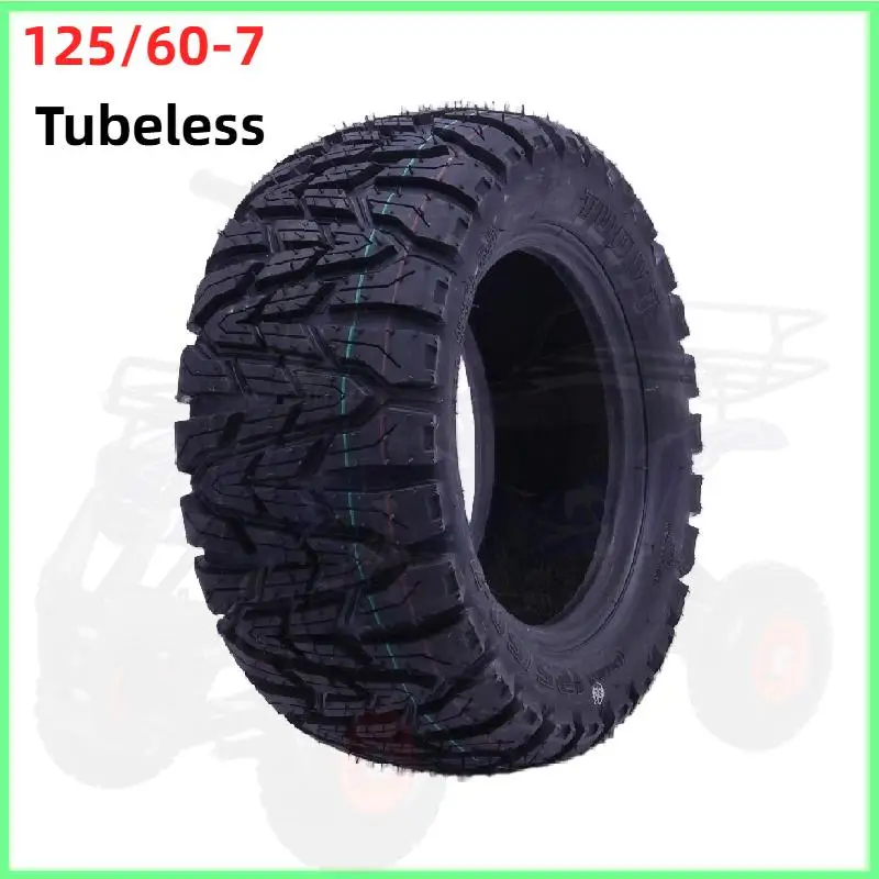 

Бескамерные шины 125/60-7 для электросамокатов, аксессуары для самокатов с вакуумными шинами