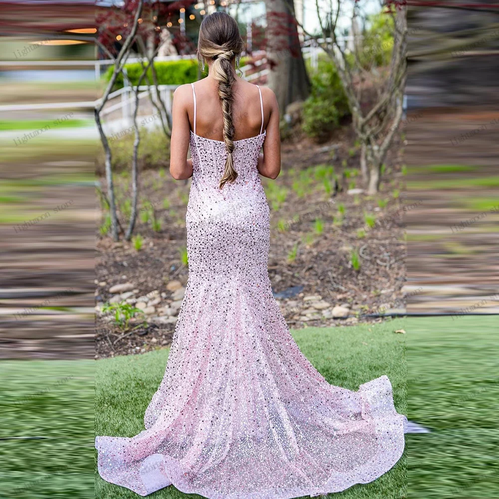 Glamouröse Abendkleider, Vintage-Abschlussballkleid, Spitzenapplikationen, ärmellos, rückenfrei, Roben für Frauen, Vestidos de Gala, individuell gestaltet 2026