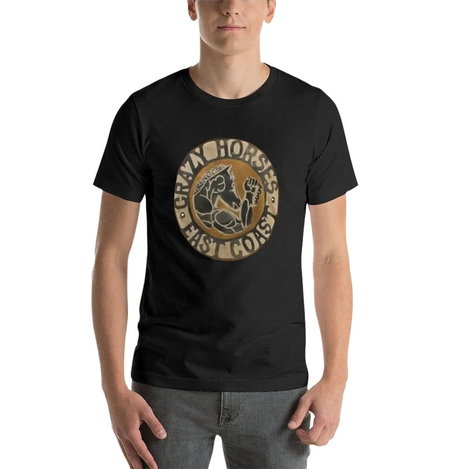 New Crazy Horses Gang T-Shirt anime clothes cute tops sublime t shirt plus size t shirts tshirts for men