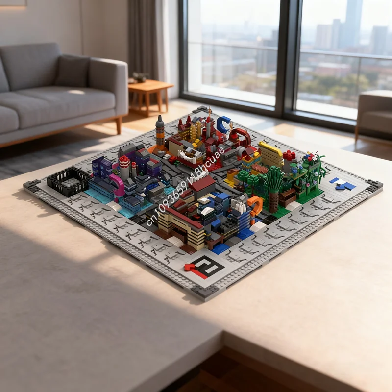 

2671 шт. MOC Monopoly City Модель Строительные блоки Строительство Сборка DIY Рождественские подарки Идея Образовательная игрушка Кирпич Дети День рождения