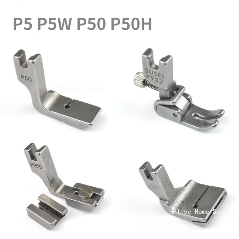 1pc Pleating Presser Foot Gathering Feet P5 P5W P50 P50H For Brother JUki Industrial Thick Material Sewing Machine Accessories